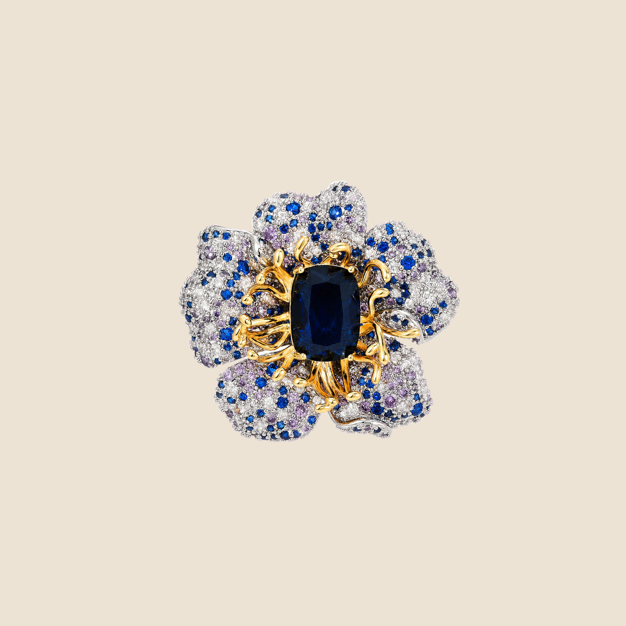 Sini Midnight Bloom Brooch