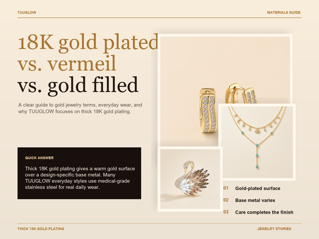 18K Gold Plated vs Vermeil vs Gold Filled