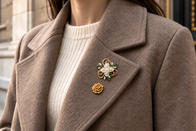 How to Wear Multiple Brooches: 7 Modern Rules