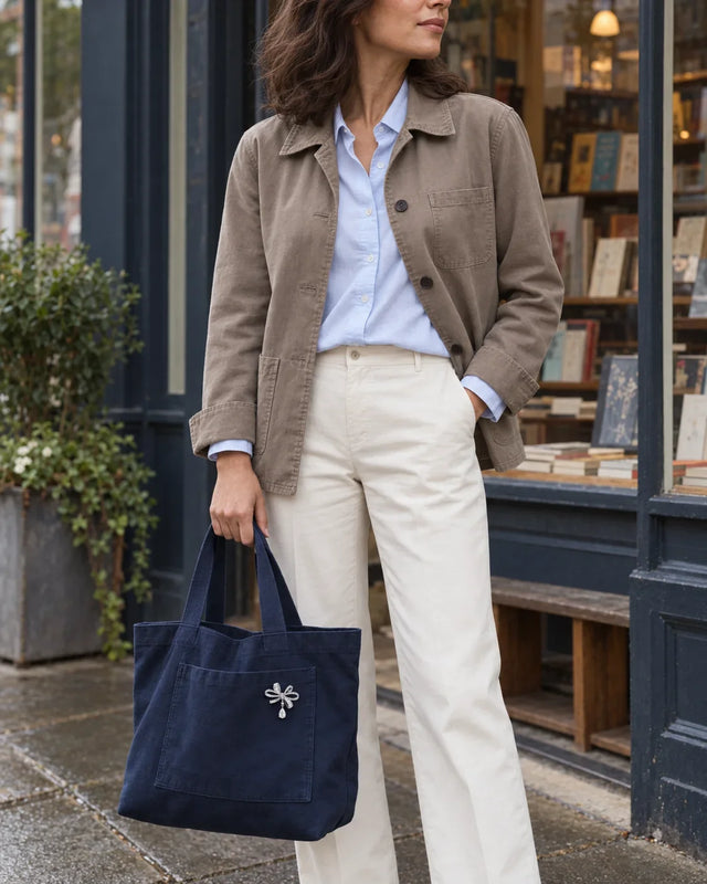 How to Wear a Brooch on a Bag