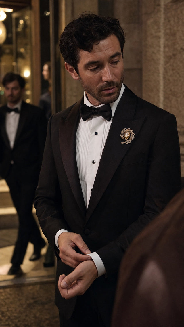 Brooches for Men in 2026: How to Wear One on a Suit, Tuxedo or Shirt