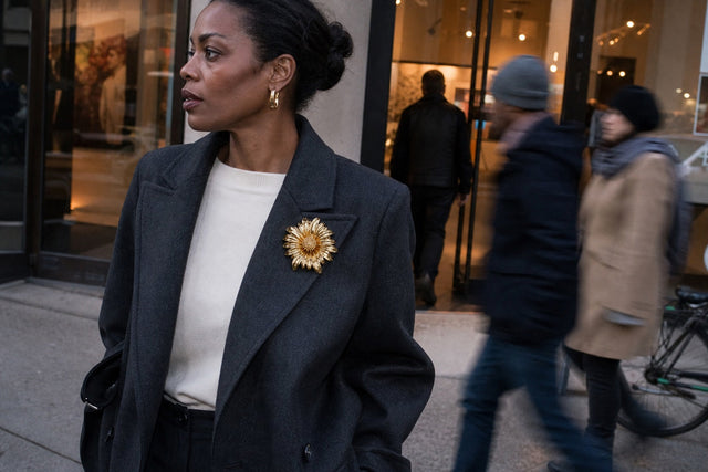 How to Wear a Flower Brooch in 2026