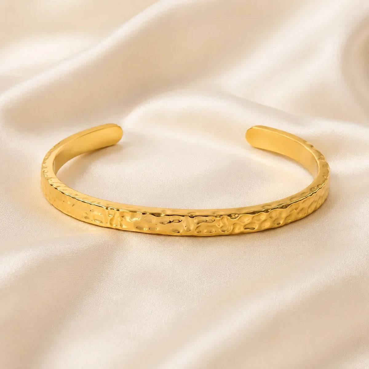 How to Style a Gold Cuff Bracelet