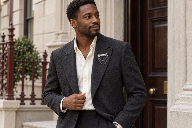 How to Wear a Lapel Chain