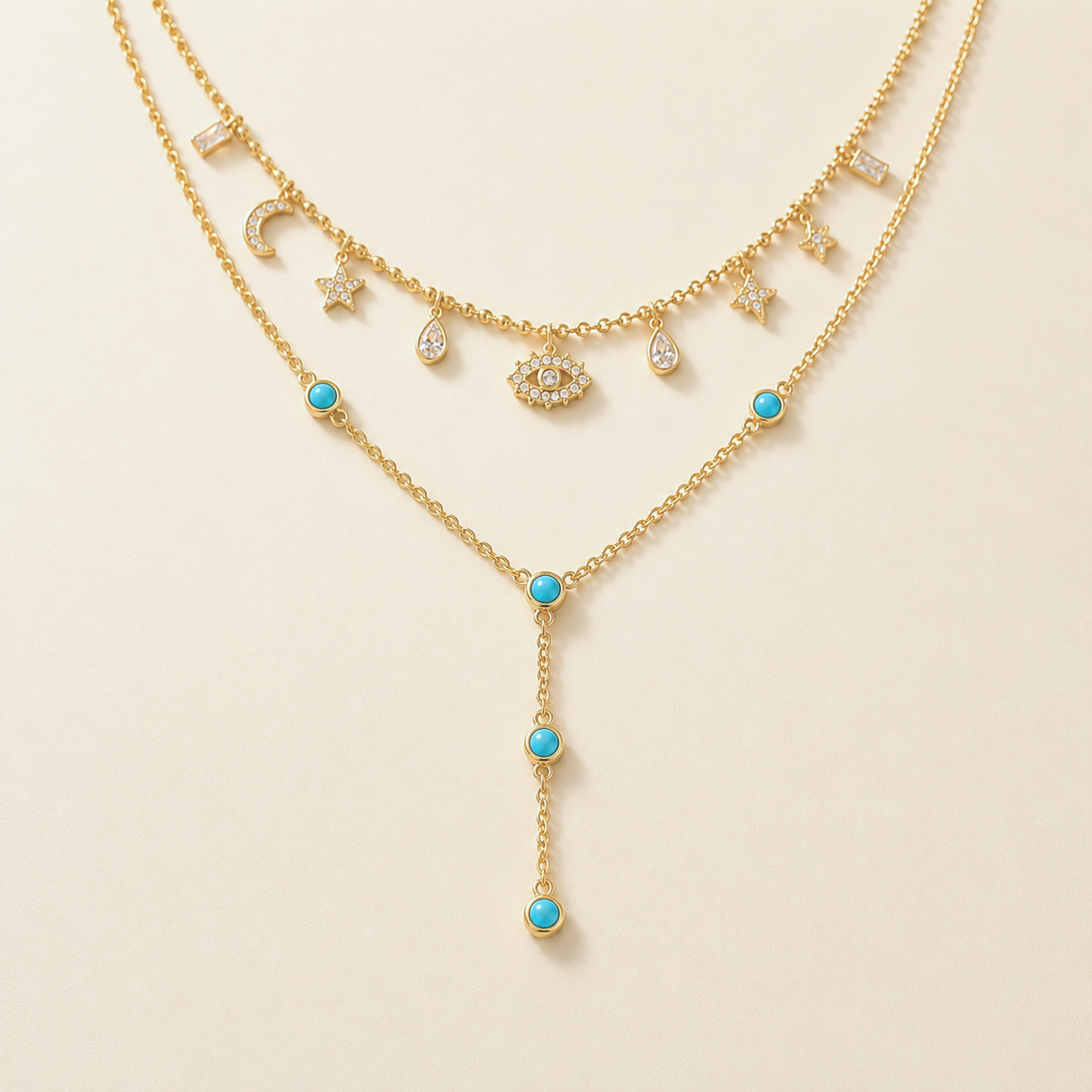 Nocturne Eye Charm Necklace