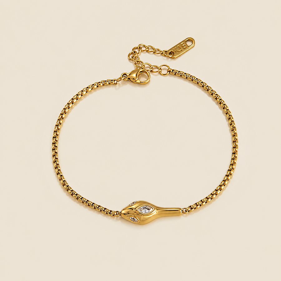 Seren Coil Zircon Bracelet