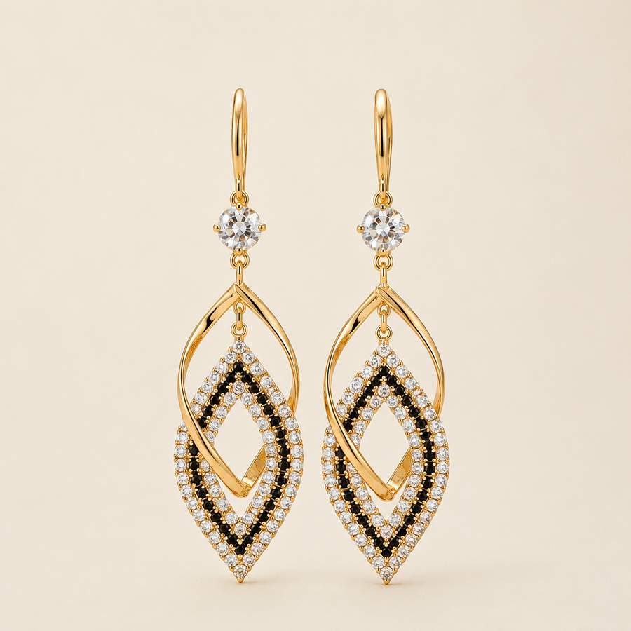 Tähti Crystal Drop Earrings
