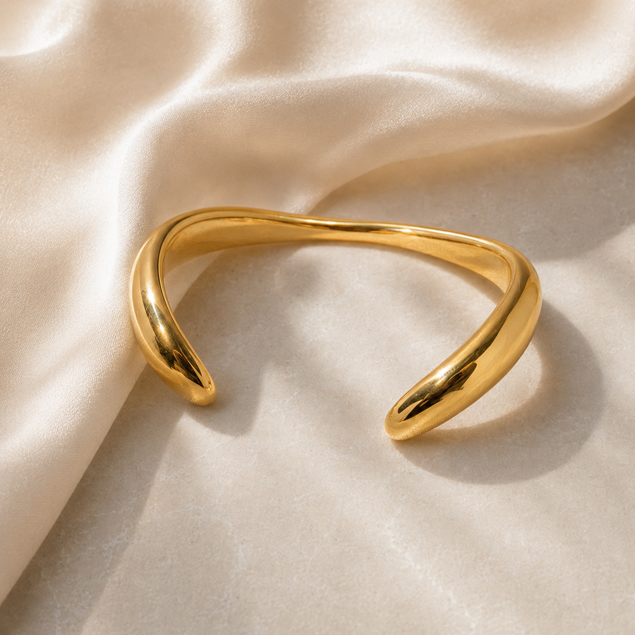 Aalto Wave Cuff Bracelet