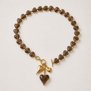 Maren Gold Heart Toggle Necklace