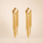 Virta Cascade Gold Earrings
