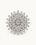 Lumi Layered Zircon Snowflake Brooch