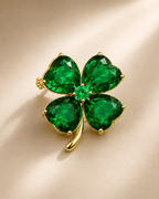 Lykke Four-Leaf Clover Brooch