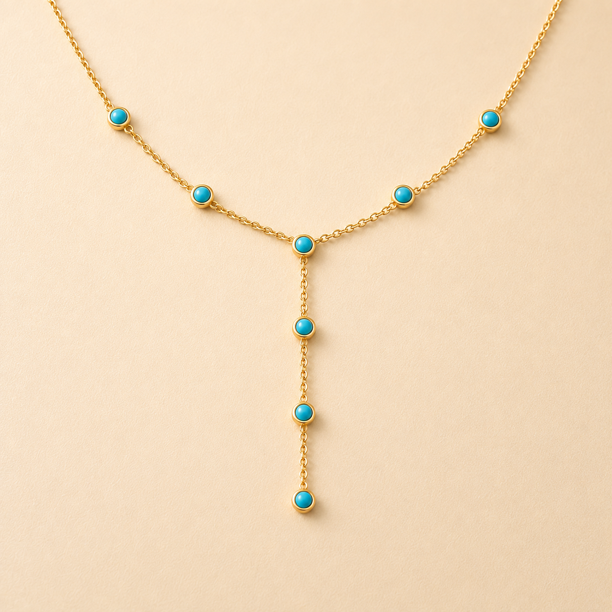 Nocturne Eye Charm Necklace with gold-tone chain and symbolic charm detail