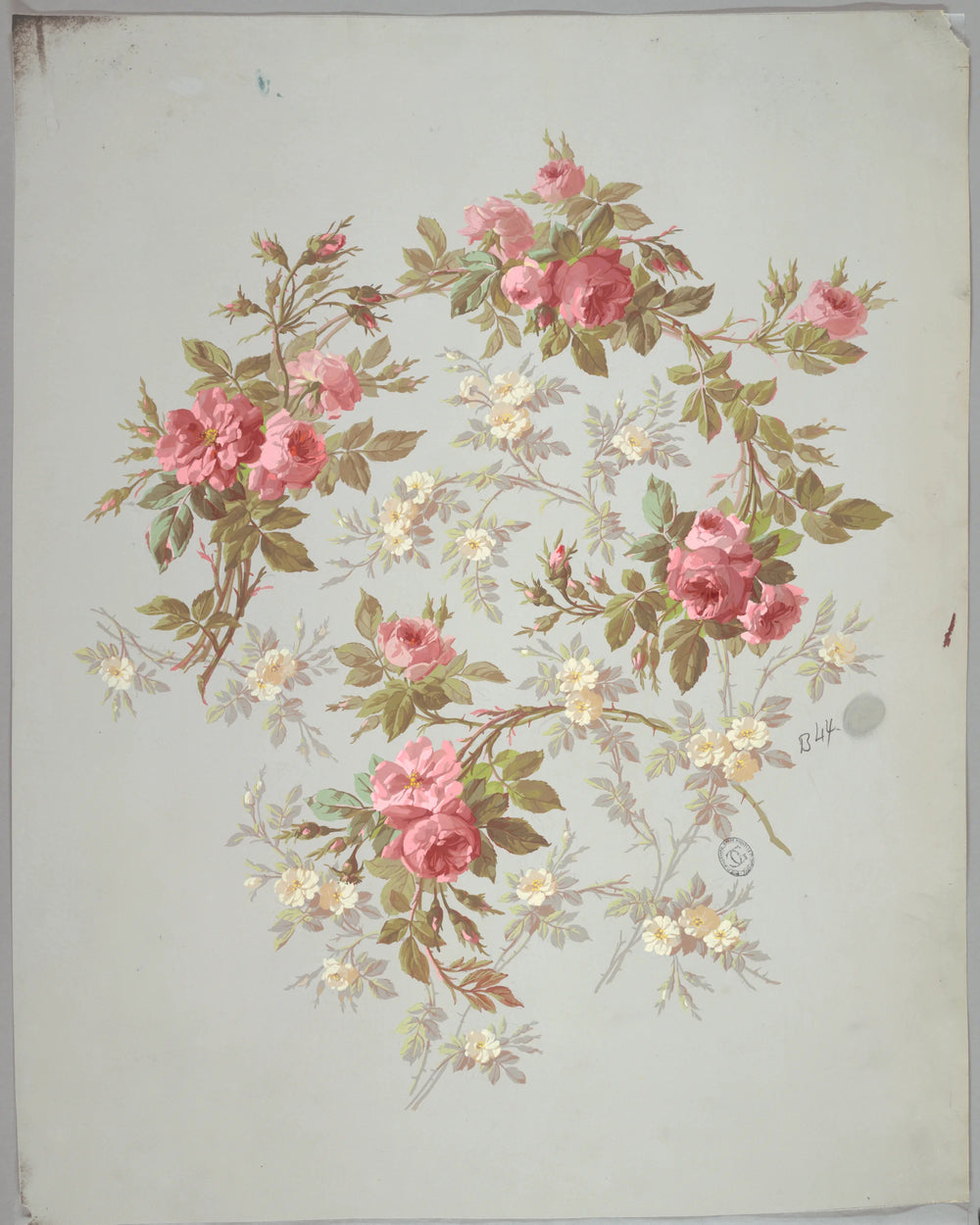 Roses in a Wallpaper Rhythm