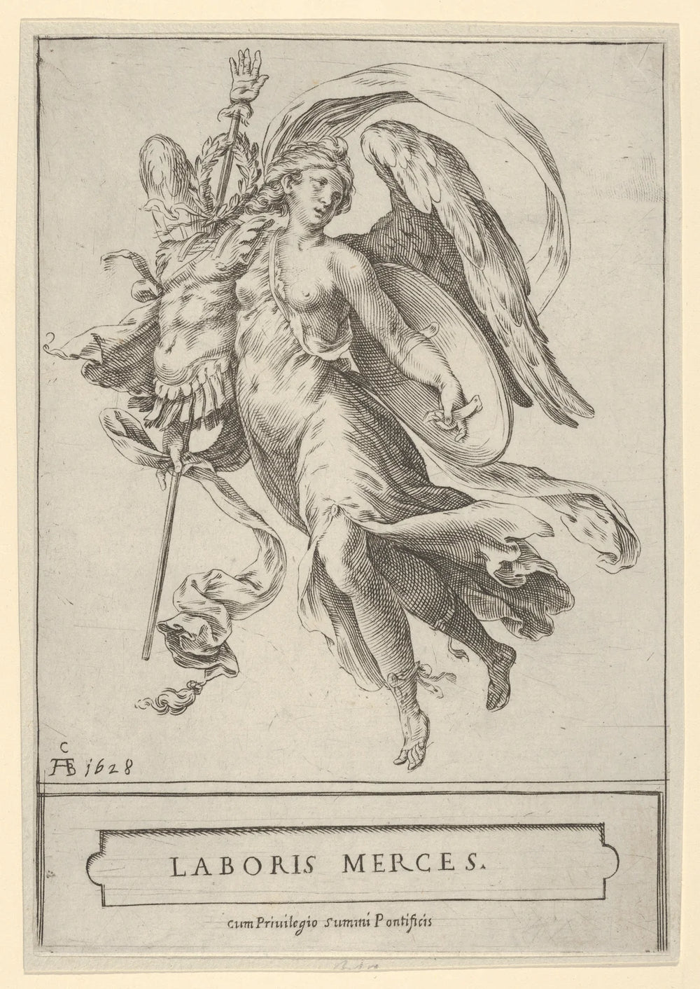 Feather rhythm and an open shield
