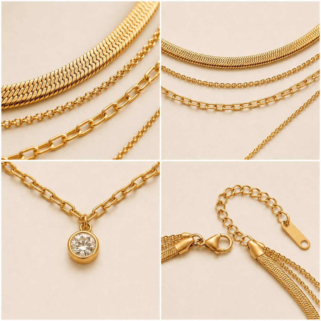 Säde Layered Gold Necklace