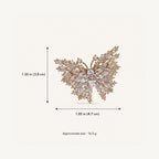 Eveli size guide: approximately 1.85 by 1.50 inches (4.7 by 3.8 cm), 16.5 grams.