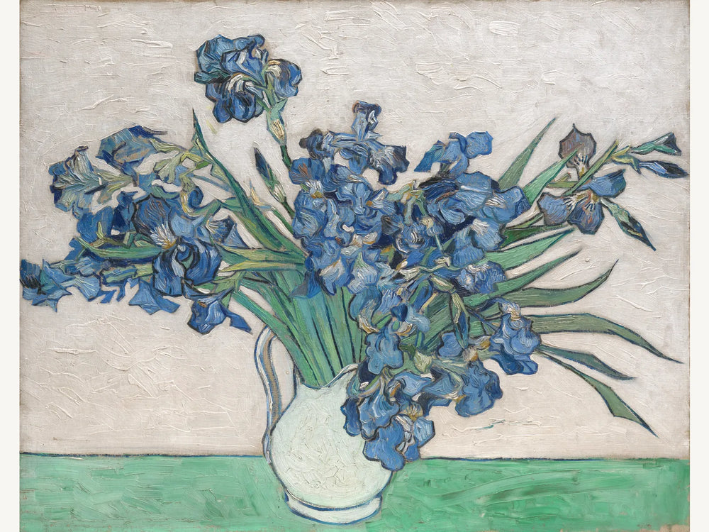 Flowers in a painted rhythm