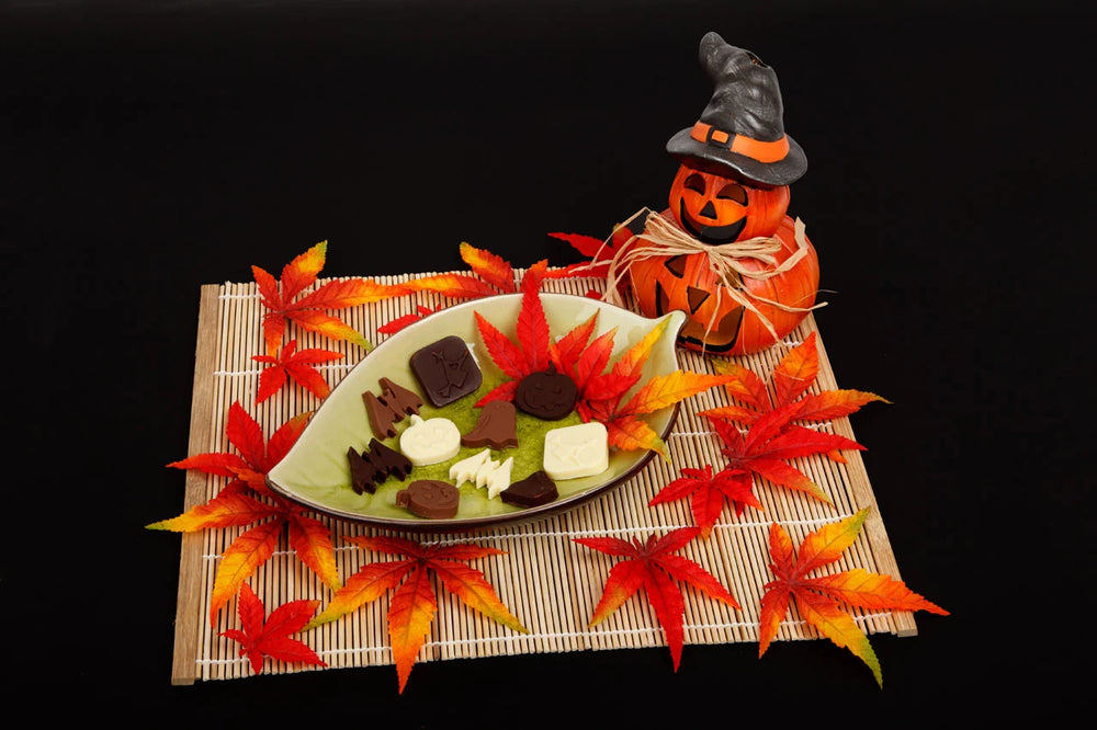 Treats Beside a Halloween Pumpkin