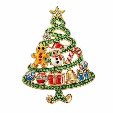 Carousel Tree brooch