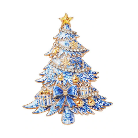 Frosted Fir brooch