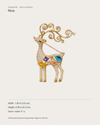 Niva overall dimensions: approx. 1.50 in W by 2.09 in H (3.8 by 5.3 cm), 8.1 g.