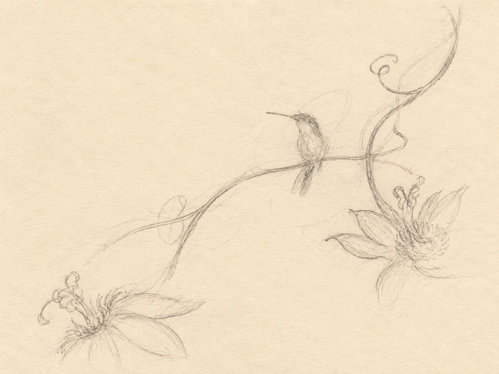 Vine, wing and open space
