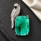Pippa Faceted Parrot Brooch — original product still life