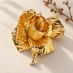 Rosana Sculpted Rose Brooch — original product still life