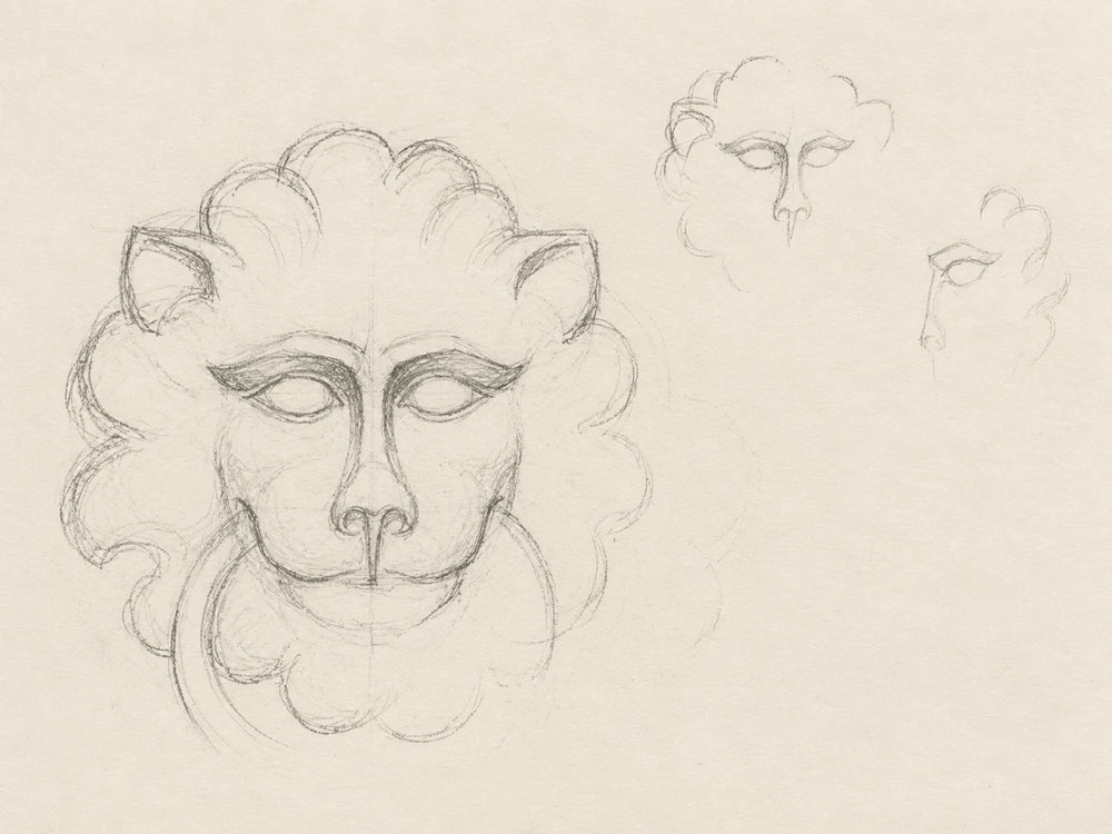 Mask, mane, broken circle
