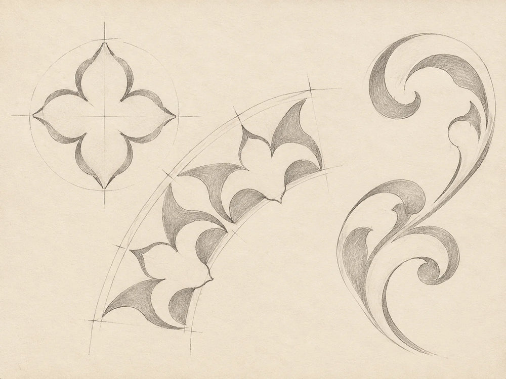 Petals, repeated and separated