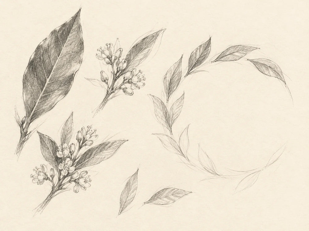 From leaf to open circle