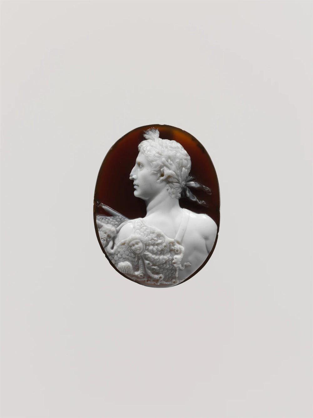 A portrait in profile