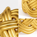 Sola Knot Band Ring woven detail study
