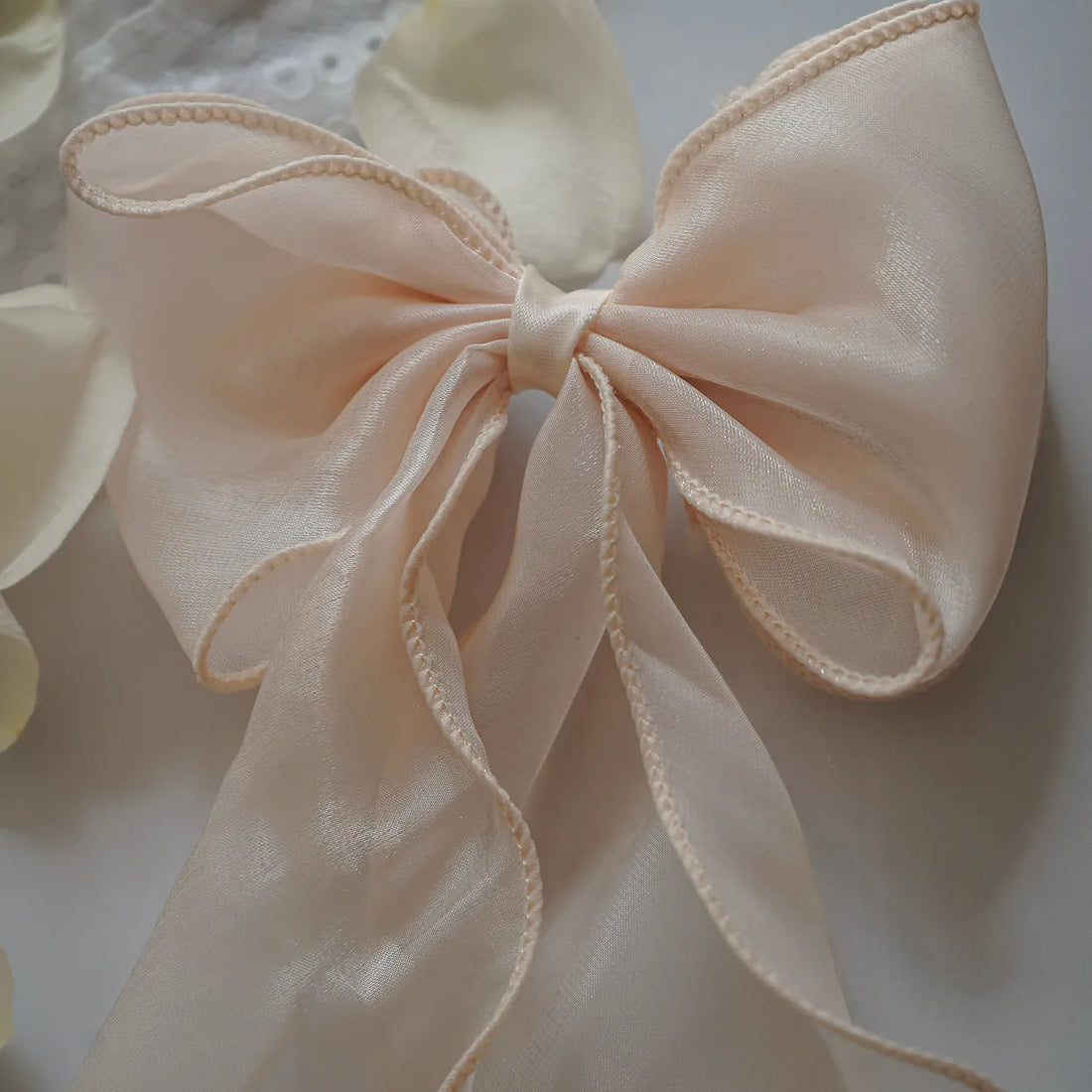 A Hand-Tied Satin Bow