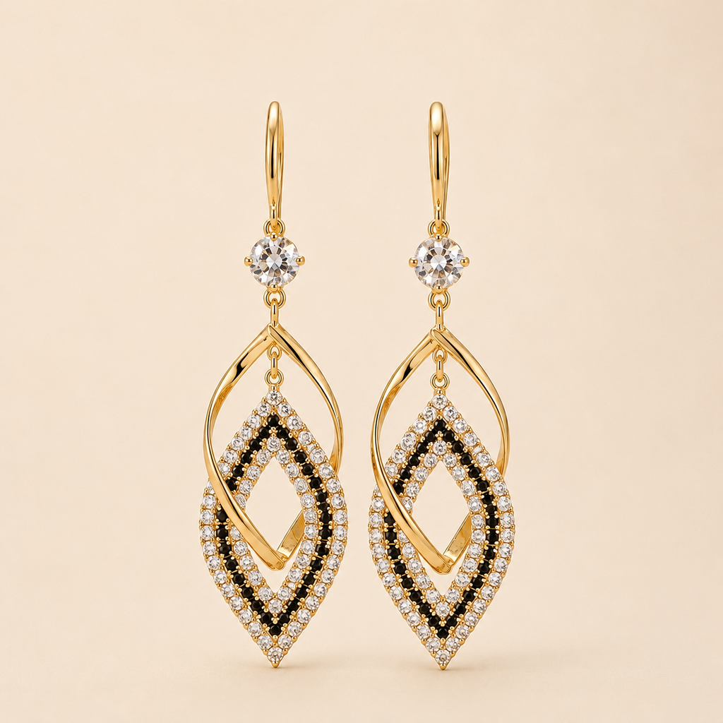 Tähti Crystal Drop Earrings