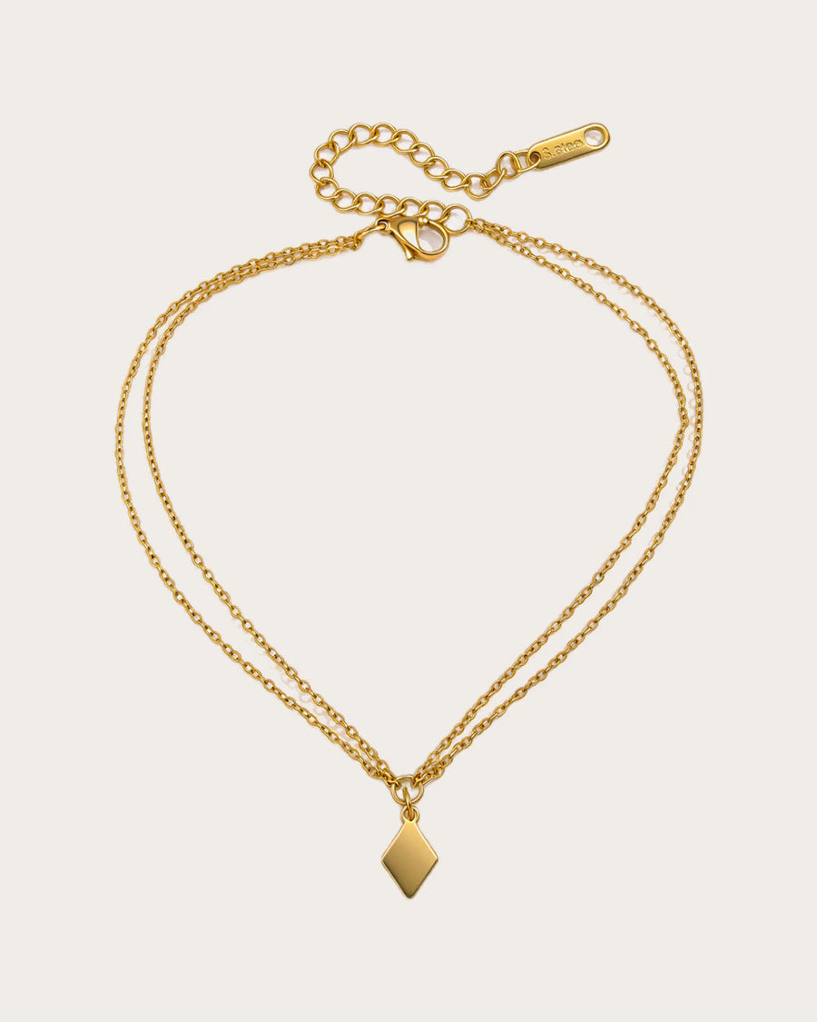 Aster Shore Pendant Anklet