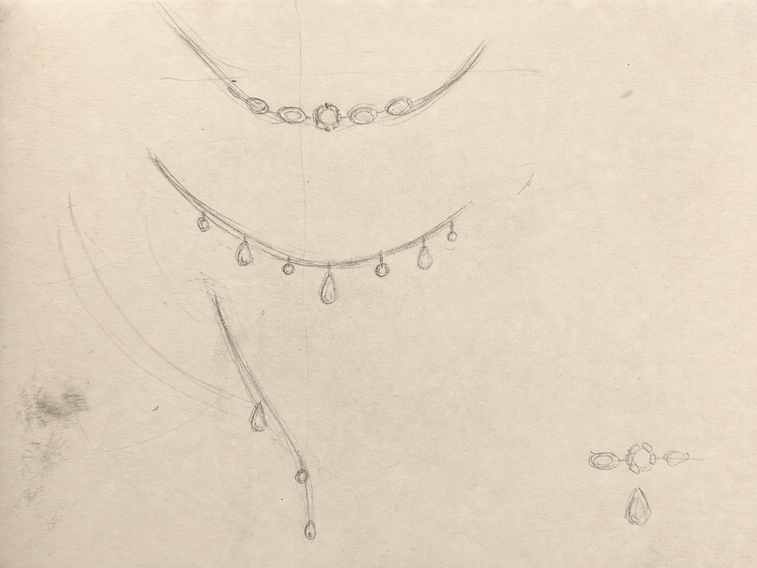 Three falling lines