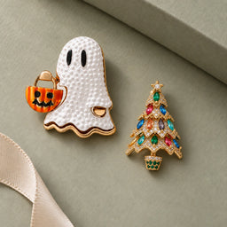 Holiday Brooches