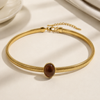 Cira Amber Collar Necklace alternate display view