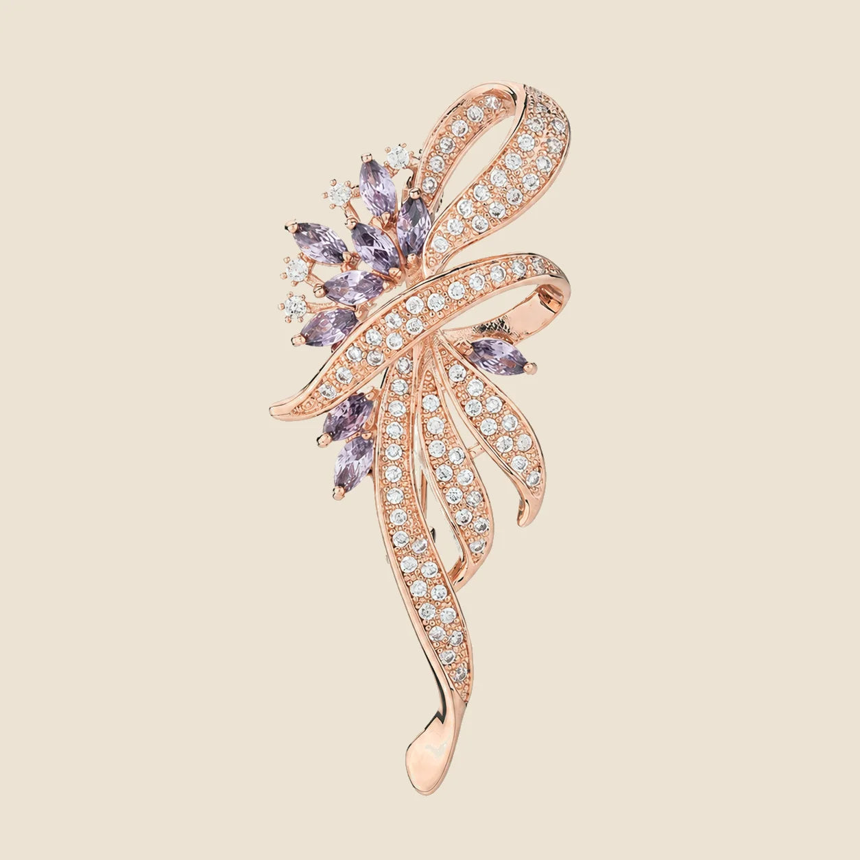 Elowen Crystal Spray Brooch