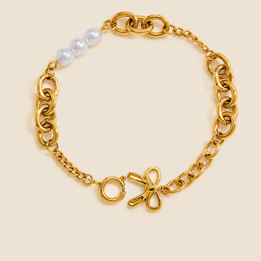 Helmi Pearl Heart Bracelet