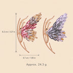 Isla Gradient Butterfly Brooch size guide showing 8.3 by 4.7 centimetres and approximate weight