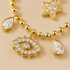 Nocturne Eye Charm Necklace worn as Celeste Collar