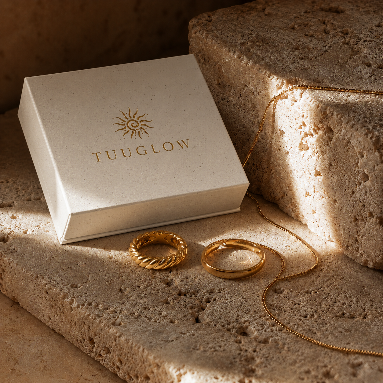 Trellis Light Wide Ring