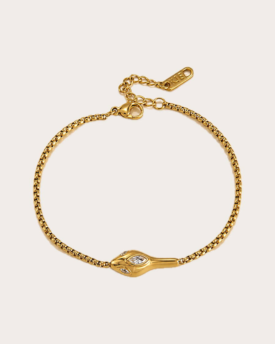 Seren Coil Zircon Bracelet