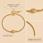 Seren Coil Zircon Bracelet size guide
