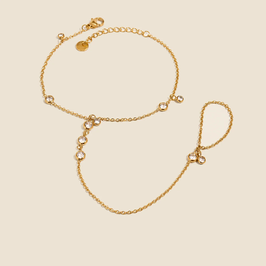 Siro Crystal Hand Chain