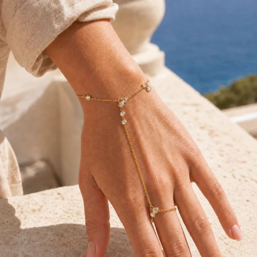 Siro Crystal Hand Chain