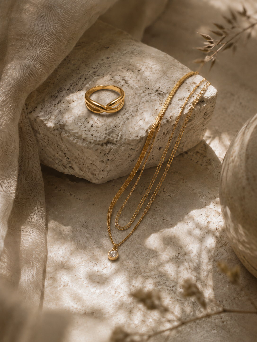 Summer jewelry editorial spread